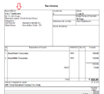 Invoice without Company Name and Address