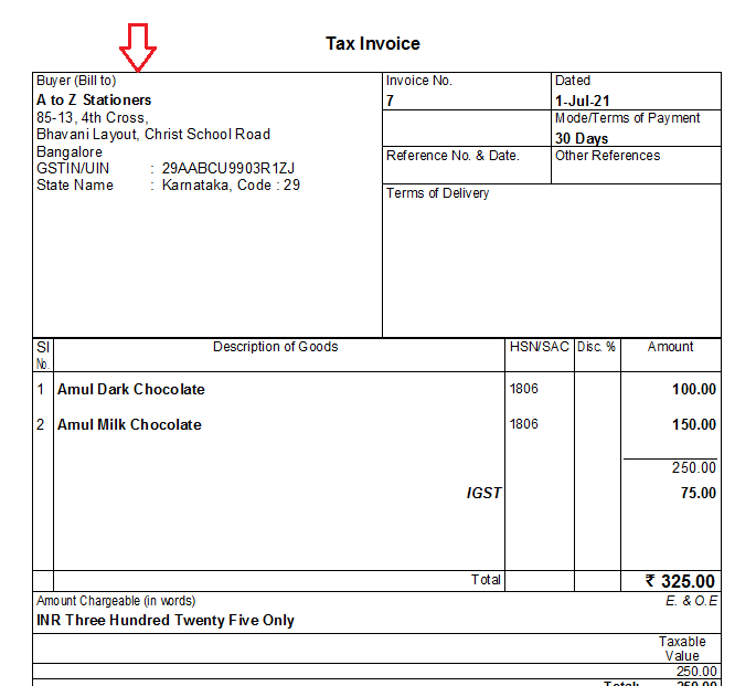 Invoice without Company Name and Address