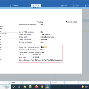 TDL for Automobile Service Invoice in Tally - TDLStore.in