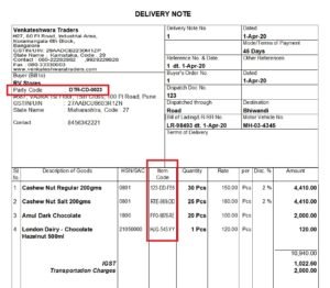 TDL for Print Party & Item Codes on Invoice | download free trial