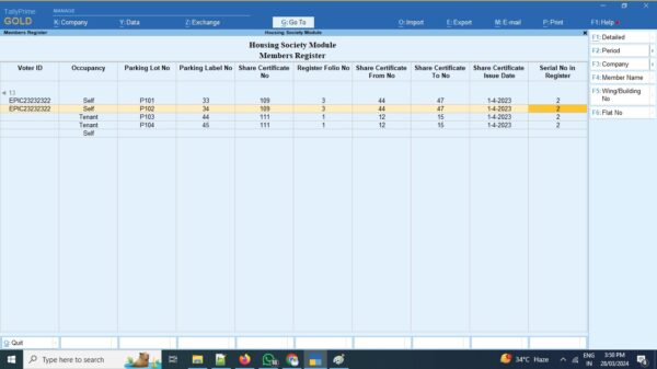 Tdl For Housing Society Billing In Tally Download Free Trial Tdl For Housing Society Billing In Tally Download Free Trial