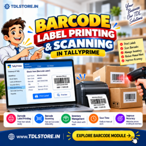 Barcode Label Printing & Scanning in TallyPrime